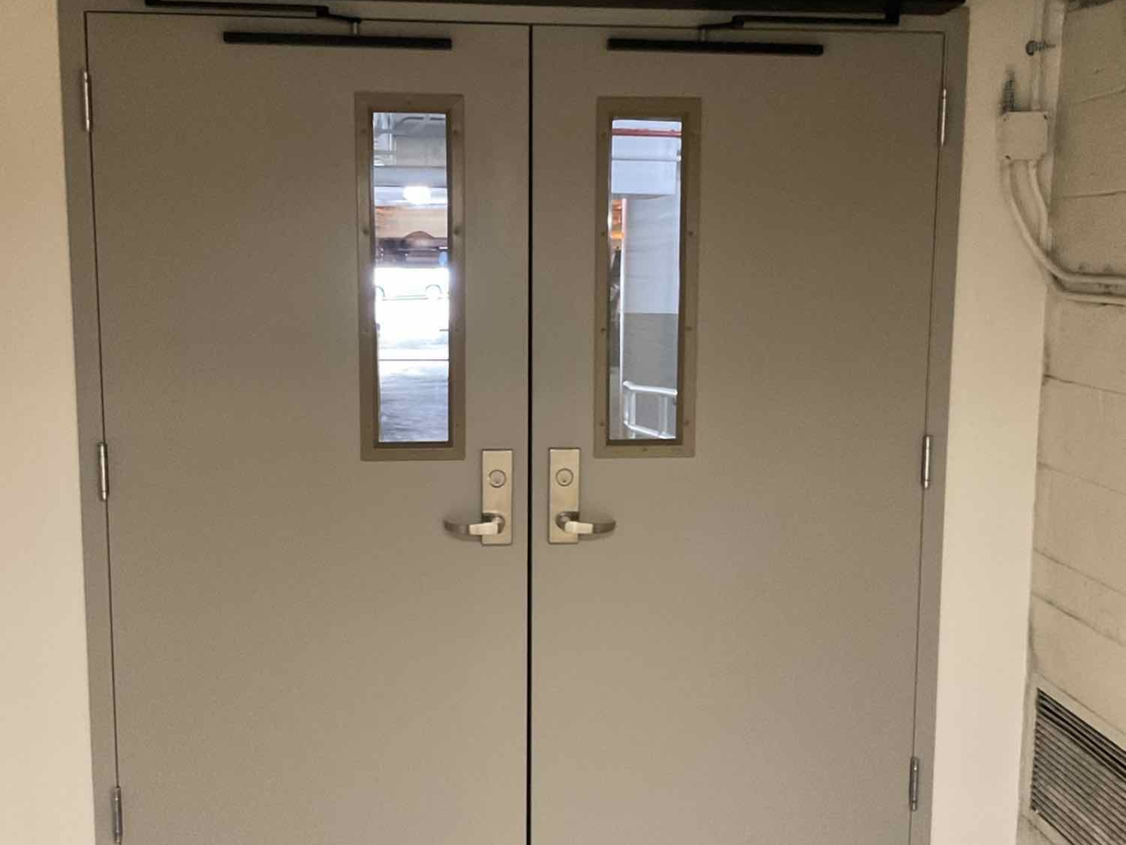 Metal Door at Sandow Construction