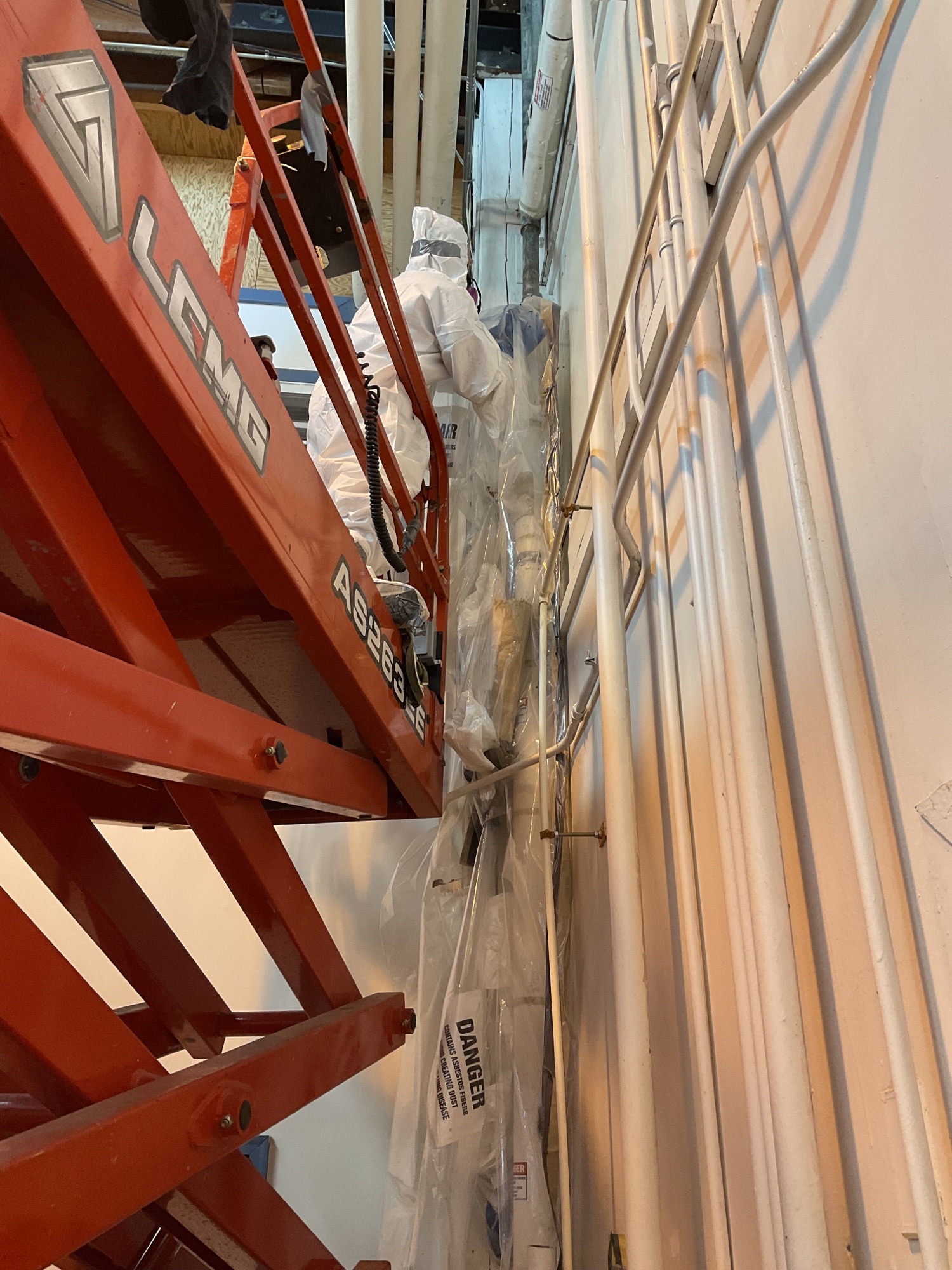 Installation of fire stopping protection system